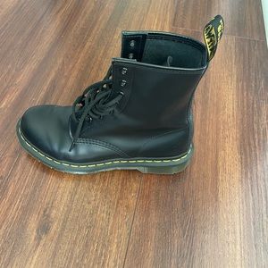 Dr Martens black boots, size 8